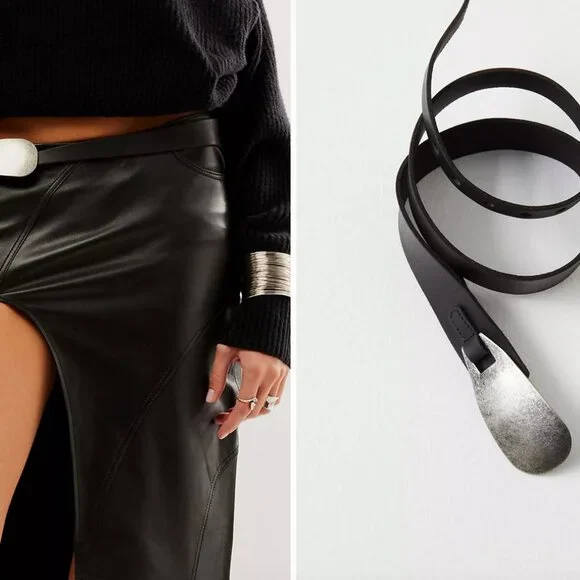 NWT! FREE PEOPLE Oyster Bay Hip Belt Size M/L - Picture 2 of 6